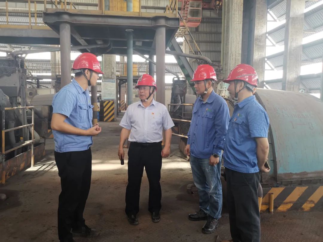 海南矿业总裁郭风芳到基层单位开展产品质量专题调研